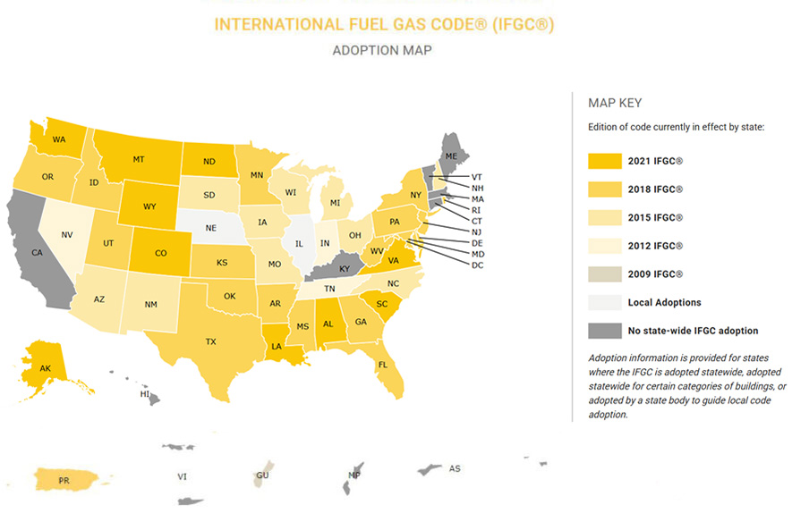 International Fuel Gas Code (IFGC)