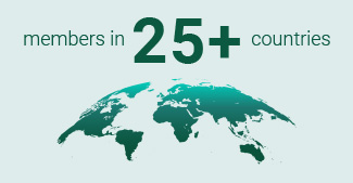 members in 25+ countries