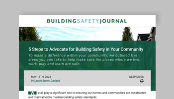 BSJ 5 steps to advocate for building safety in your community