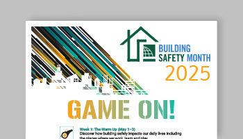 Building Safety Month Digital Poster